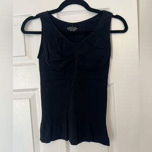 Women's Black Sleeveless Top